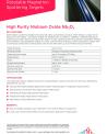 Nb2Ox - Sputtering Targets - TDS