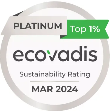 Ecovadis platinum 2024